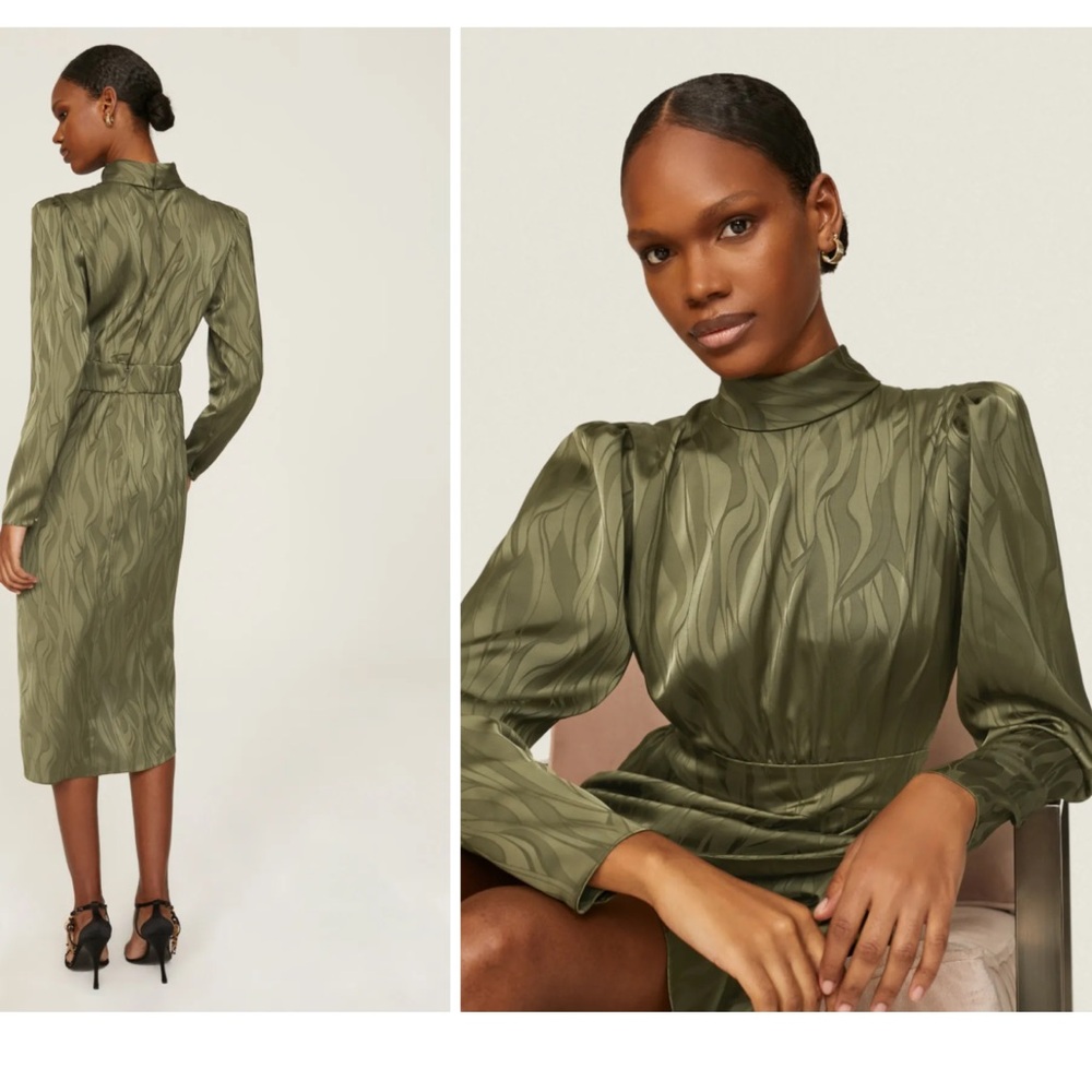 Ronny Kobo
Green Puff Sleeve Dress - Picture 2 of 5